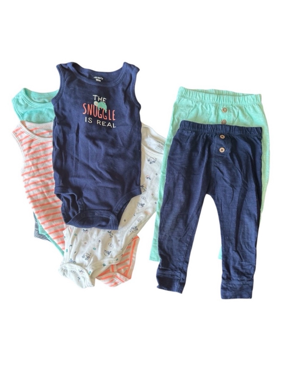 Carters Toddler Bundle 18 Months Summer Sleeveless 6 Piece - Picture 1 of 8